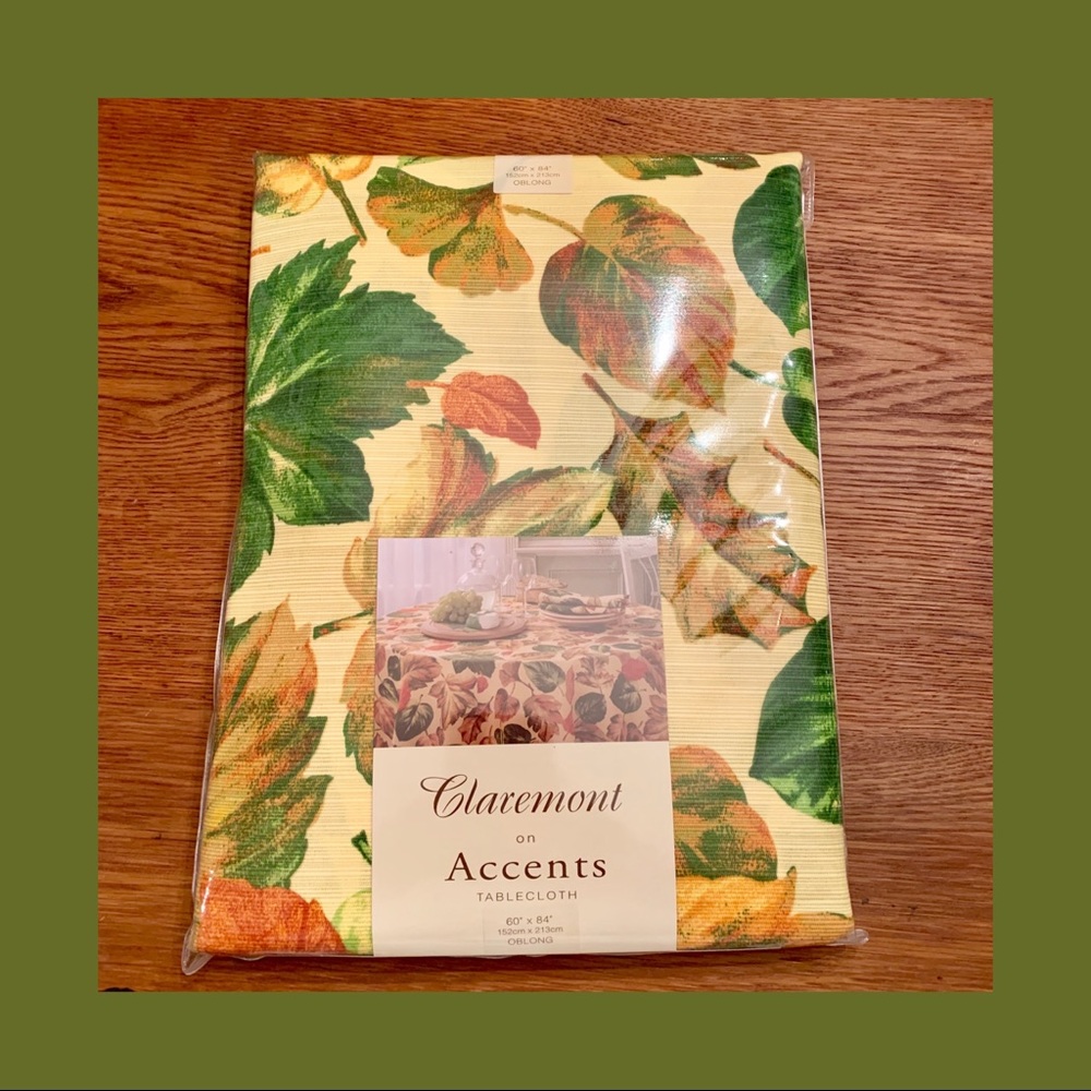 Claremont On Accents Fall Oblong Tablecloth